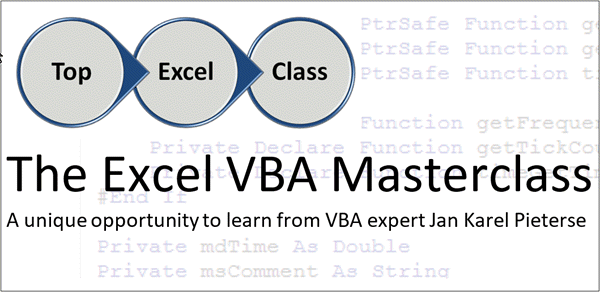 Excel VBA Masterclass