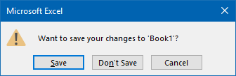 Do you want to save changes