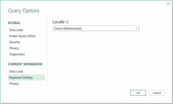 Setting the Locale prior to importing a CSV